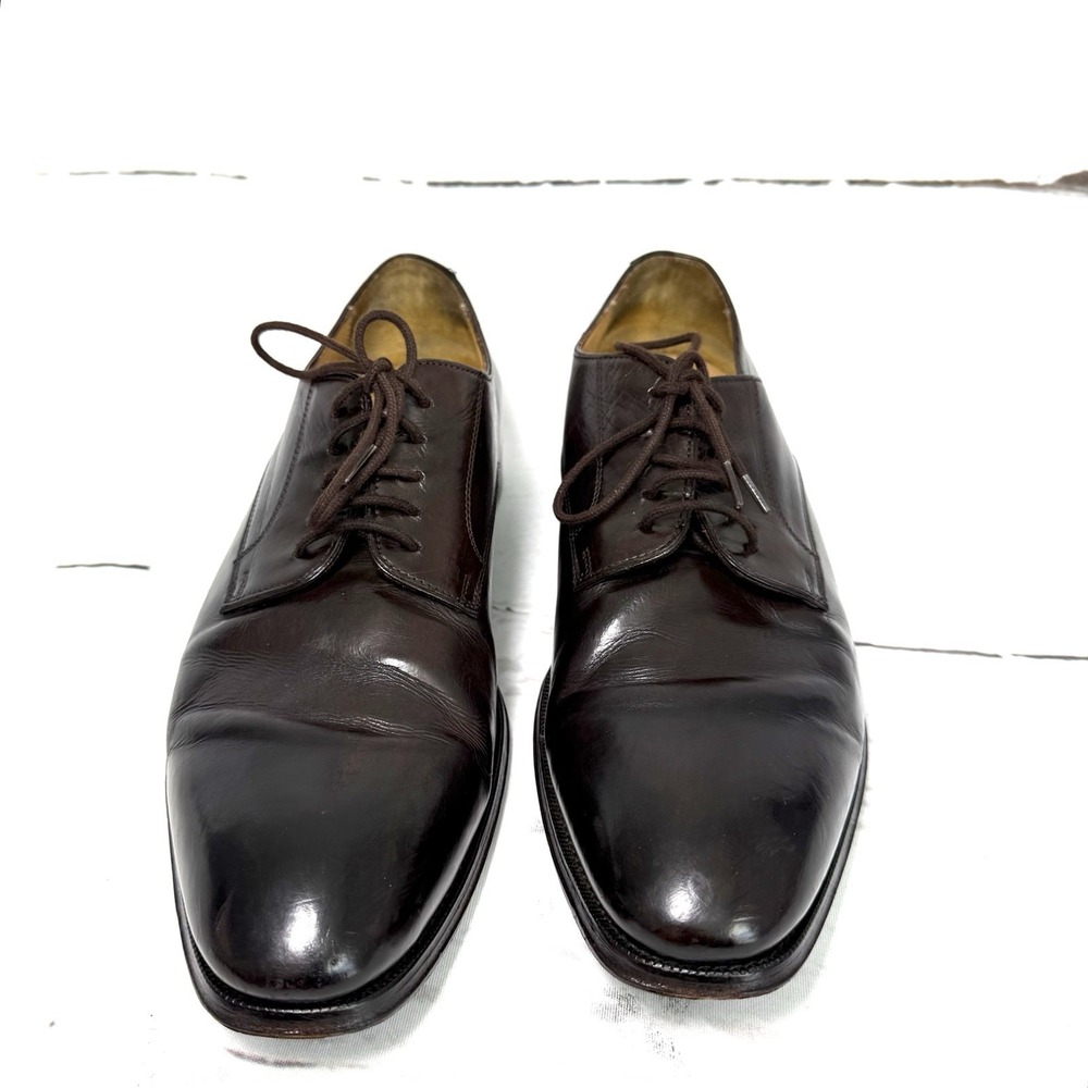 Suitsupply Shoes Mens 42.5 US 9.5 Brown Leather Oxford Old Money